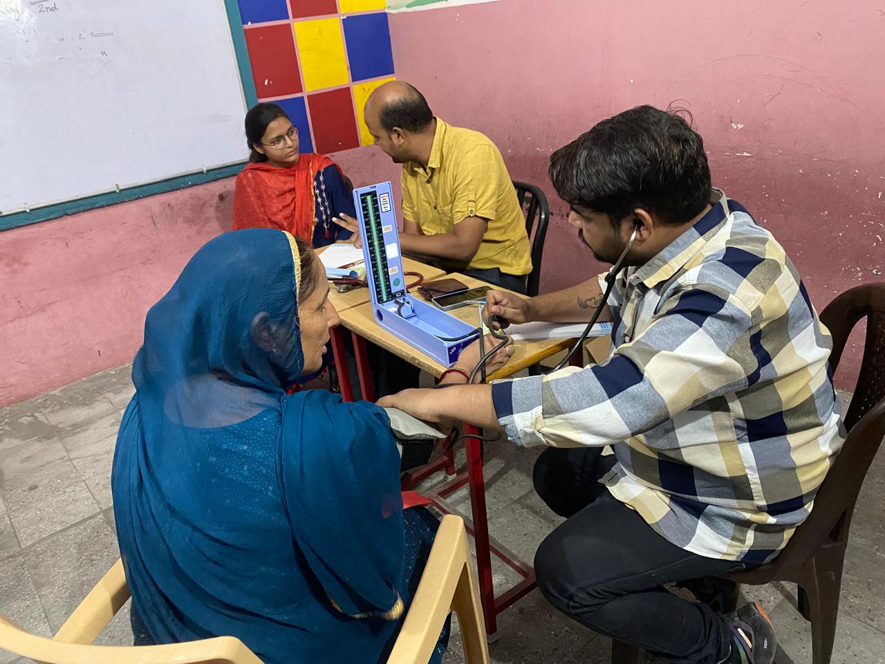 Blood donation and health checkup camp